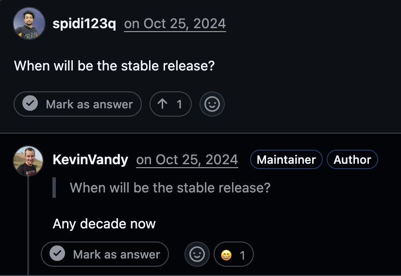 Any Year Now